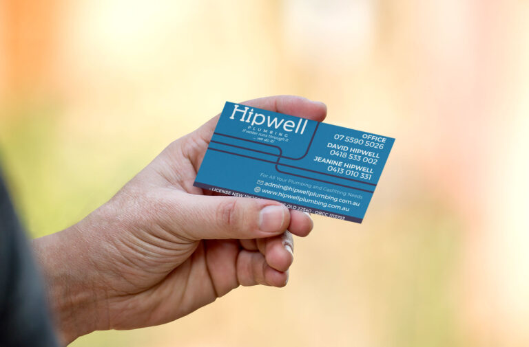 Hipwell Plumbing Magnetic Card